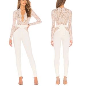 Micheal Costello x Revolve White Jumpsuit